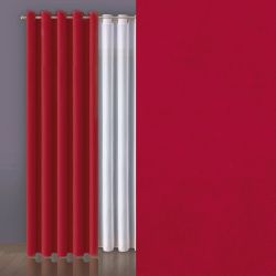 Tkanina dekoracyjna, 290cm, kolor 024 czerwony MILAS0/000/024/000290/1
