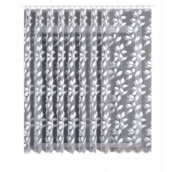 Firanka żakardowa 023083 - wys 250 x 150 cm biała