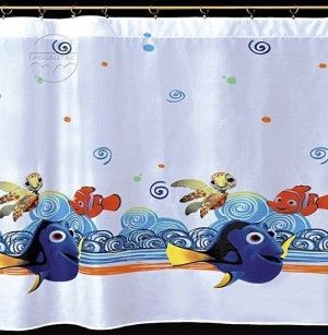 Firanka dla dzieci Nemo i Dory na metry 150 cm