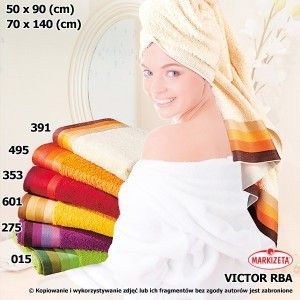 Ręczniki Frotte VICTOR wymiar 70 x 140 cm / MIX KOLORÓW