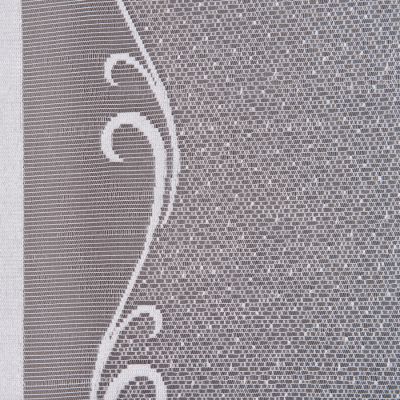 Panel biały żakardowy konfekcjonowany ARUN 120x75cm Ażur